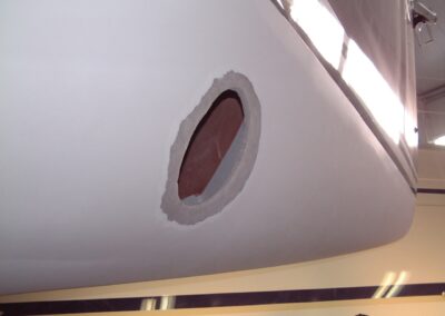 Inbouw van de boegschroef, foto 2 van 37