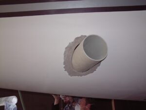 Inbouw van de boegschroef, foto 7 van 37