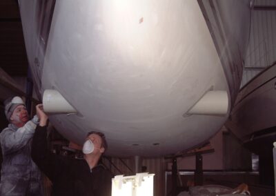 Inbouw van de boegschroef, foto 8 van 37