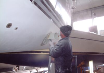 Inbouw van de boegschroef, foto 16 van 37