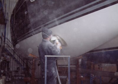 Inbouw van de boegschroef, foto 17 van 37