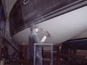 Inbouw van de boegschroef, foto 18 van 37