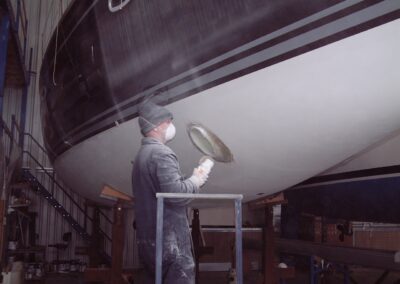 Inbouw van de boegschroef, foto 18 van 37