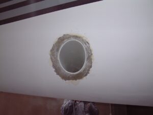 Inbouw van de boegschroef, foto 20 van 37