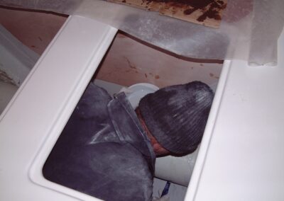 Inbouw van de boegschroef, foto 23 van 37