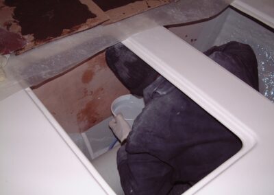 Inbouw van de boegschroef, foto 25 van 37