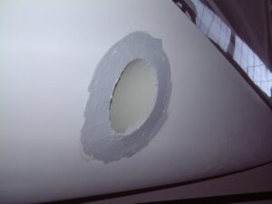 Inbouw van de boegschroef, foto 27 van 37