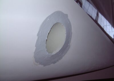 Inbouw van de boegschroef, foto 27 van 37