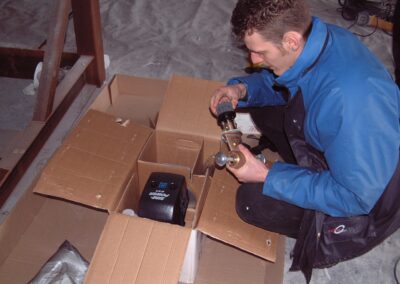 Inbouw van de boegschroef, foto 33 van 37
