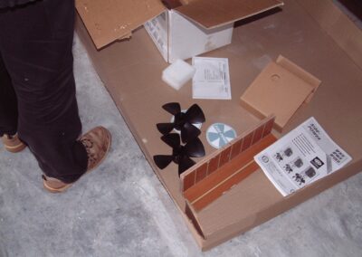 Inbouw van de boegschroef, foto 35 van 37