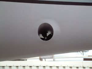 Inbouw van de boegschroef, foto 36 van 37