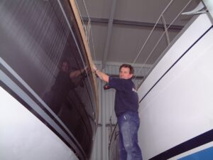 Teakhouten stootrand, foto 12 van 23