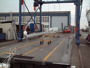 Plaatsen van de Selden-mast, foto 18 van 38