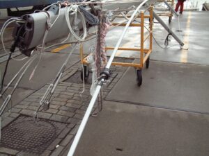 Plaatsen van de Selden-mast, foto 20 van 38