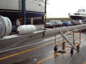 Plaatsen van de Selden-mast, foto 21 van 38