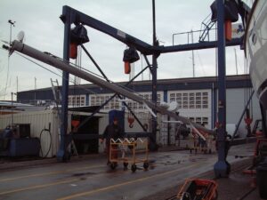 Plaatsen van de Selden-mast, foto 23 van 38