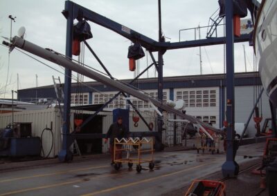 Plaatsen van de Selden-mast, foto 23 van 38