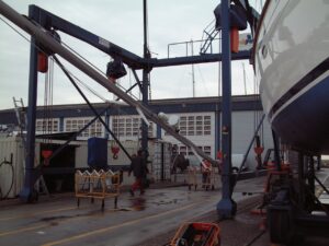 Plaatsen van de Selden-mast, foto 24 van 38