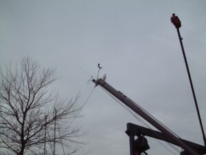 Plaatsen van de Selden-mast, foto 25 van 38