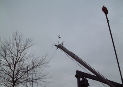 Plaatsen van de Selden-mast, foto 25 van 38