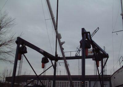 Plaatsen van de Selden-mast, foto 26 van 38