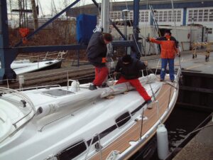Plaatsen van de Selden-mast, foto 28 van 38