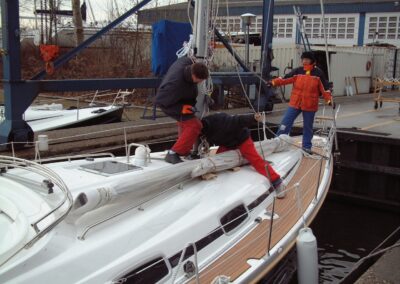 Plaatsen van de Selden-mast, foto 29 van 38