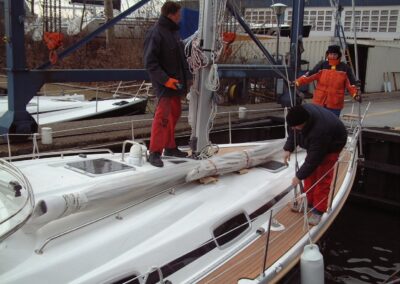 Plaatsen van de Selden-mast, foto 30 van 38