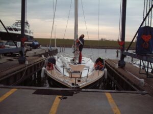 Plaatsen van de Selden-mast, foto 31 van 38