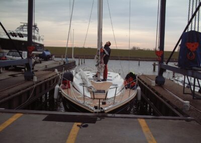 Plaatsen van de Selden-mast, foto 31 van 38