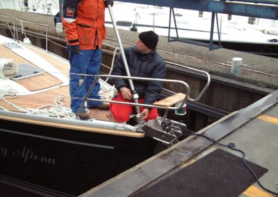 Plaatsen van de Selden-mast, foto 33 van 38