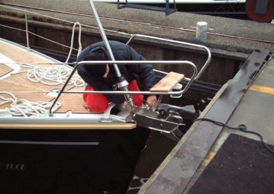 Plaatsen van de Selden-mast, foto 34 van 38