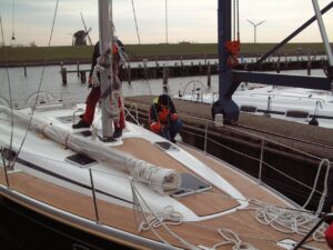 Plaatsen van de Selden-mast, foto 35 van 38