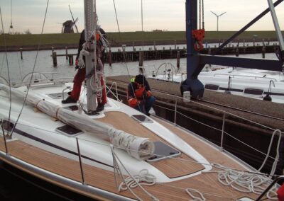 Plaatsen van de Selden-mast, foto 35 van 38