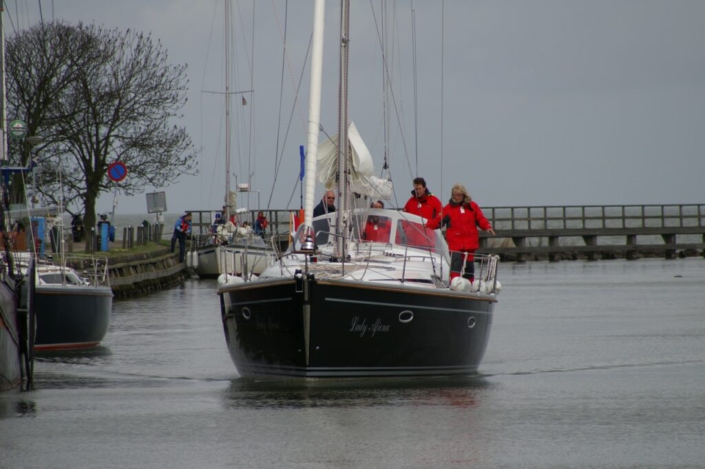 De Lady Afiena met haar zwarte romp
